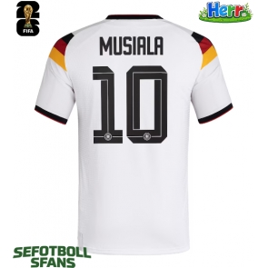 Tyskland Jamal Musiala #10 Hemmatröja VM 2026 Kortärmad